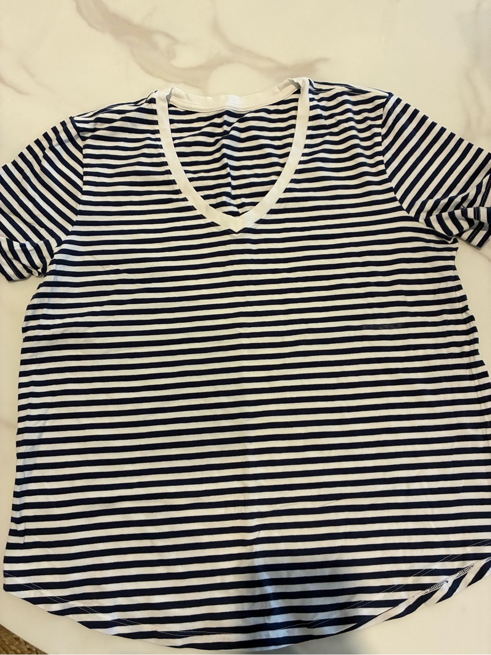 Lululemon love tee navy and white